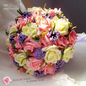 wedding-bouquet-artificial-rose-flowers-bridal.